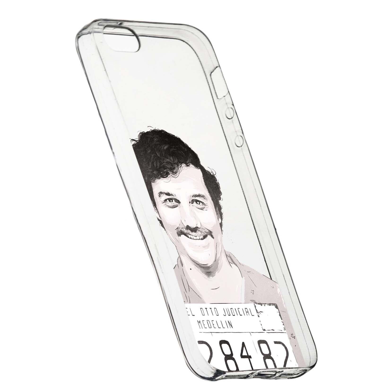 Husa de protectie Narcos Pablo Escobar, Movie pentru Apple iPhone 5 / 5S / SE, rezistenta la uzura, anti-alunecare, din silicon Premium, 443