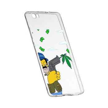 Husa de protectie Narcos Simpson, Movie pentru Huawei P8 Lite, rezistenta la uzura, anti-alunecare, din silicon Premium, 441 Husa de protectie Narcos Simpson, Movie pentru Huawei P8 Lite, rezistenta la uzura, anti-alunecare, din silicon Premium, 441