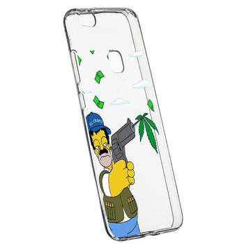 Husa de protectie Narcos Simpson, Movie pentru Huawei Honor 8X/ View 10 Lite, rezistenta la uzura, anti-alunecare, din silicon Premium, 441 Husa de protectie Narcos Simpson, Movie pentru Huawei Honor 8X/ View 10 Lite, rezistenta la uzura, anti-alunecare, din silicon Premium, 441