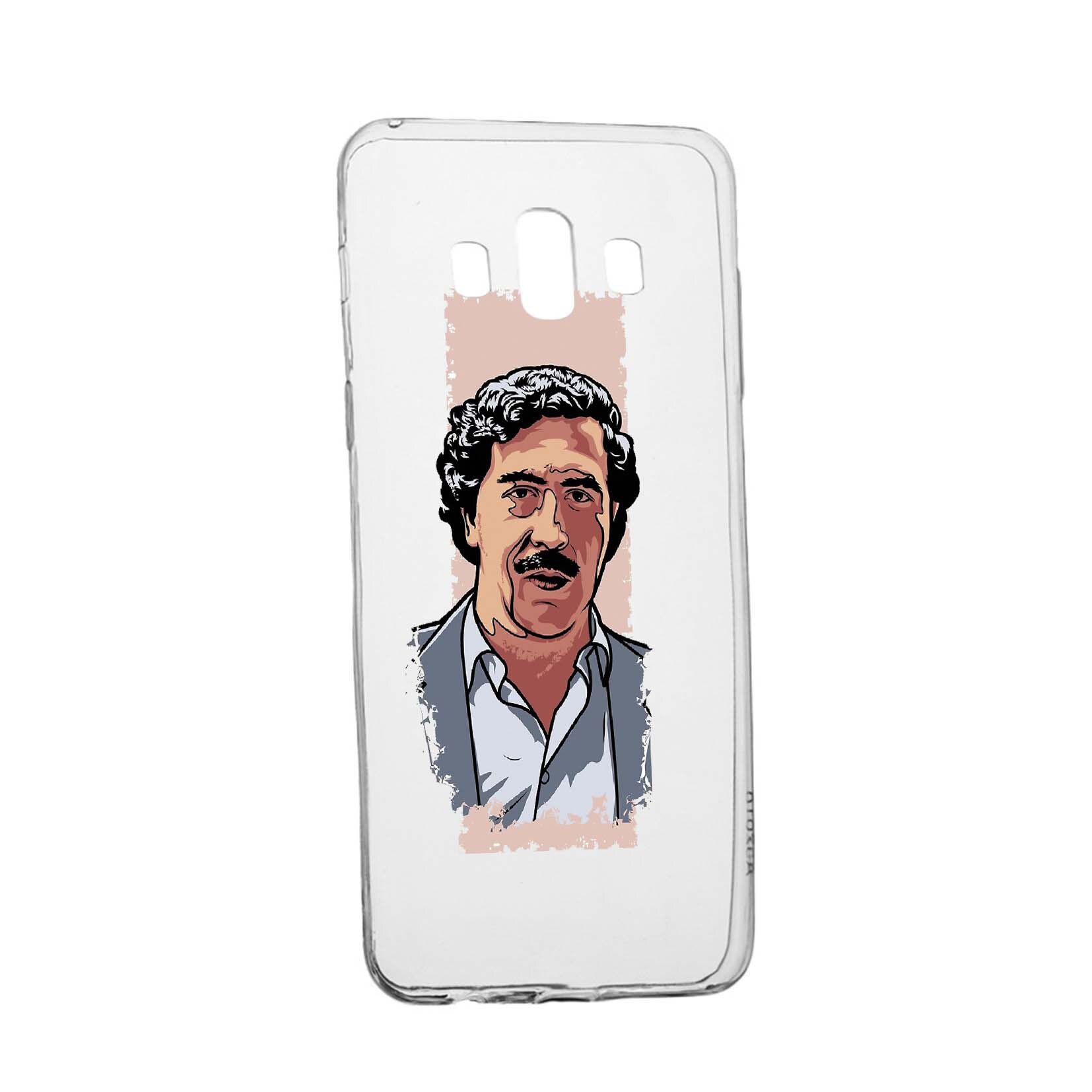 Husa de protectie Narcos Pablo Escobar, Movie pentru Samsung Galaxy J6 Plus 2018, rezistenta la uzura, anti-alunecare, din silicon Premium, 442