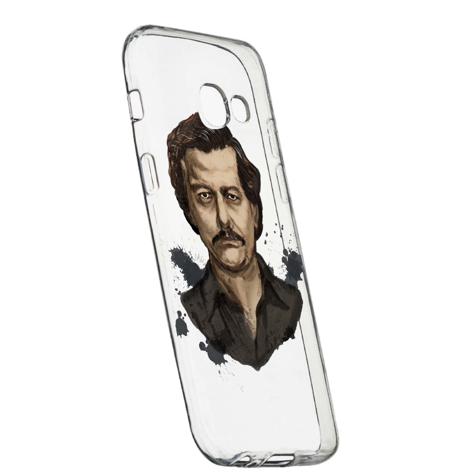 Husa de protectie Narcos Pablo Escobar, Movie pentru Samsung Galaxy A3 2016, rezistenta la uzura, anti-alunecare, din silicon Premium, 445
