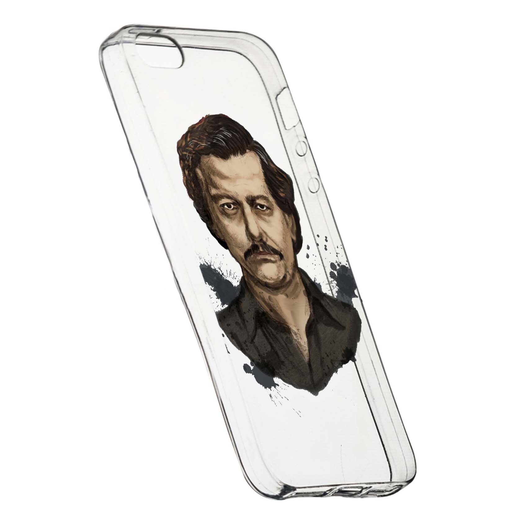 Husa de protectie Narcos Pablo Escobar, Movie pentru Apple iPhone 5 / 5S / SE, rezistenta la uzura, anti-alunecare, din silicon Premium, 445