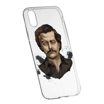 Husa de protectie Narcos Pablo Escobar, Movie pentru Apple iPhone X / XS, rezistenta la uzura, anti-alunecare, din silicon Premium, 445 Husa de protectie Narcos Pablo Escobar, Movie pentru Apple iPhone X / XS, rezistenta la uzura, anti-alunecare, din silicon Premium, 445