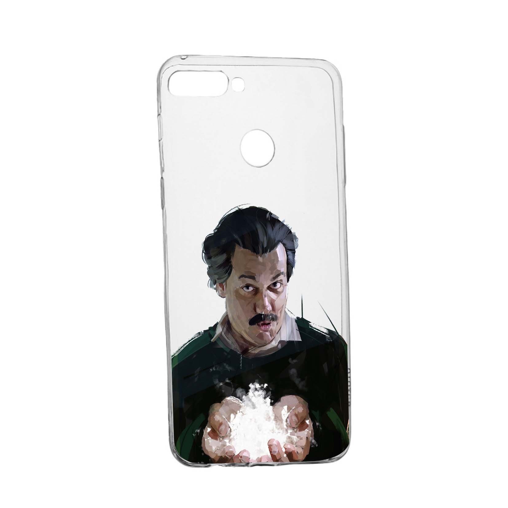 Husa de protectie Narcos Pablo Escobar, Movie pentru Huawei Y7 Prime 2018 / Y7 2018, rezistenta la uzura, anti-alunecare, din silicon Premium, 446