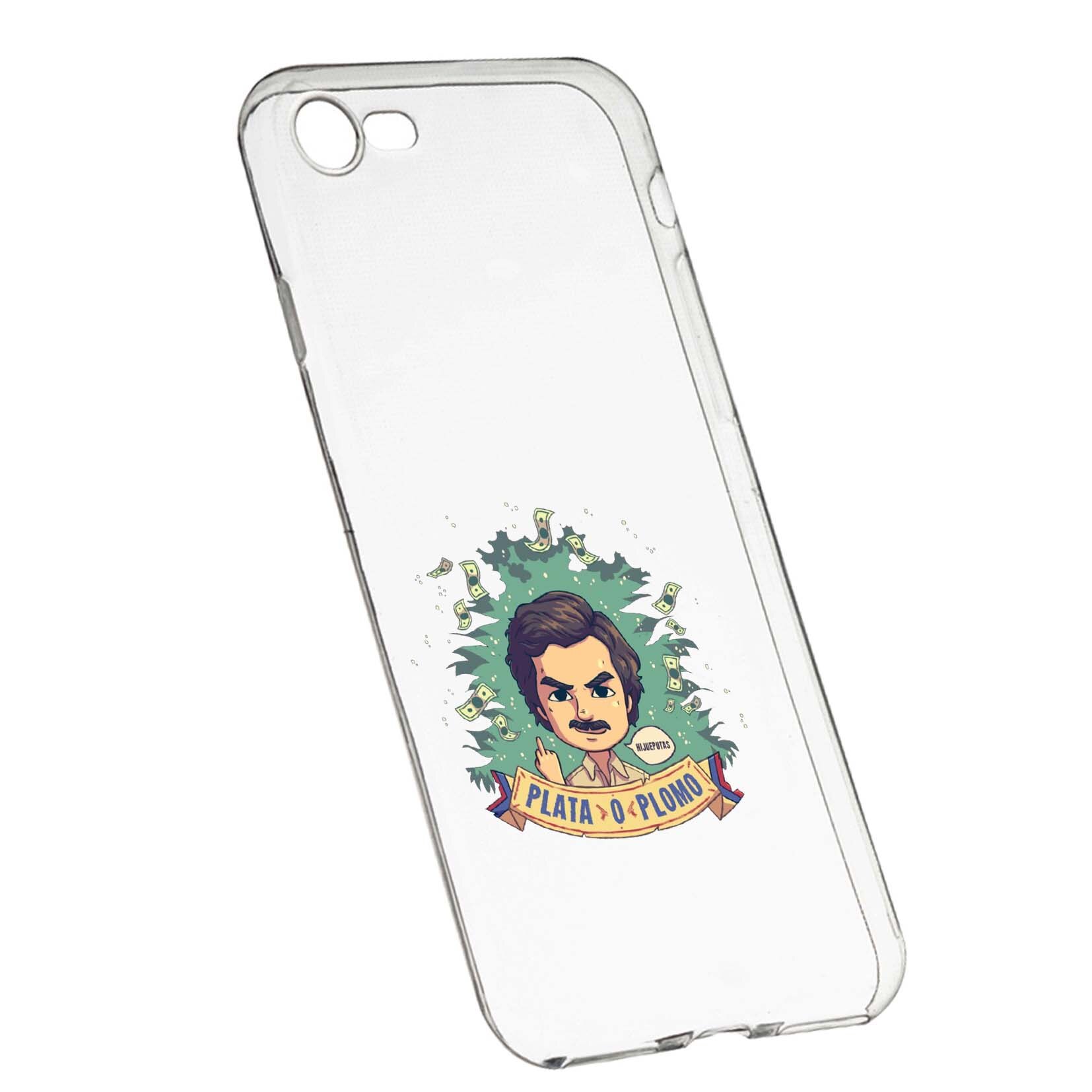 Husa de protectie Narcos Pablo Escobar, Movie pentru Apple iPhone 7 / 8, rezistenta la uzura, anti-alunecare, din silicon Premium, 447