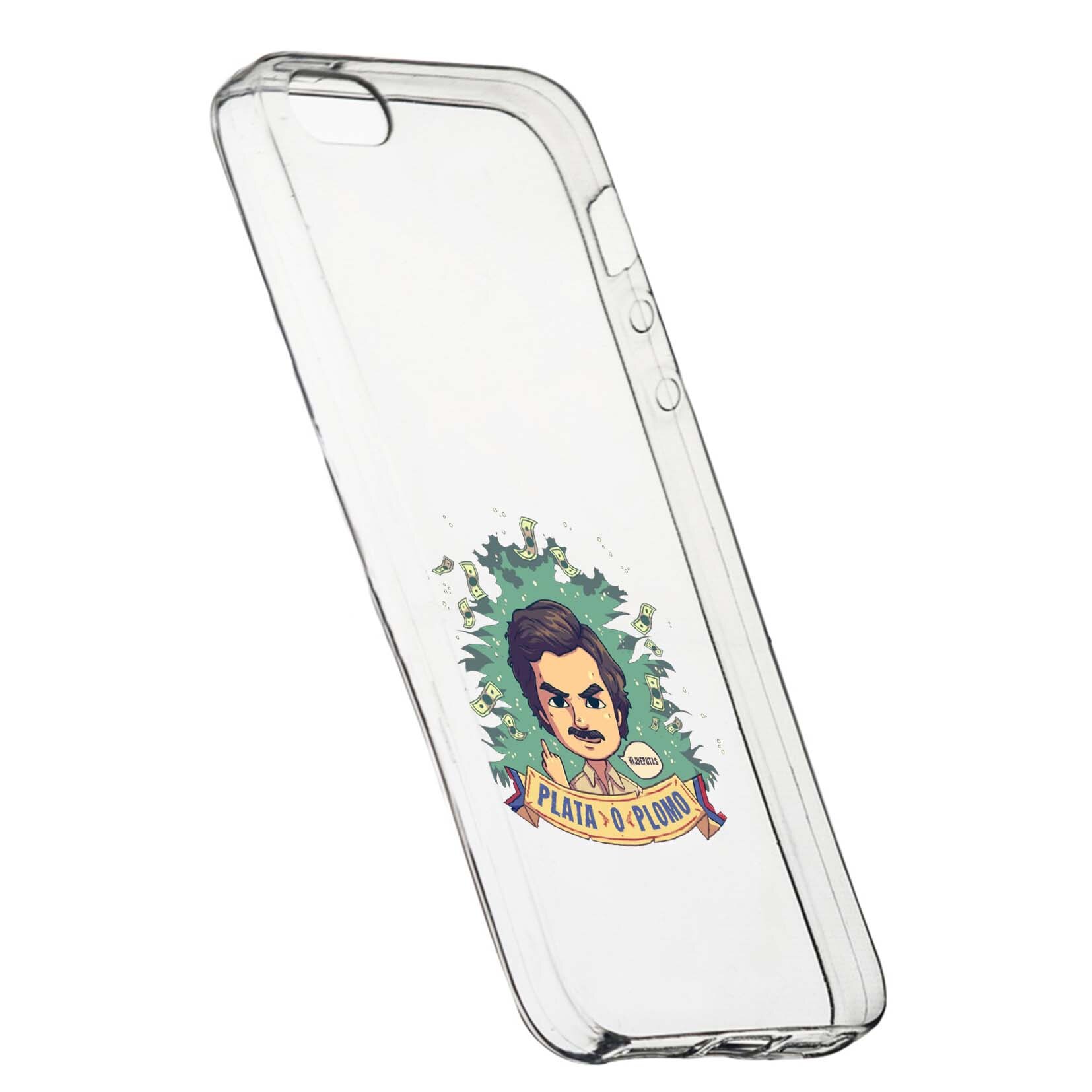 Husa de protectie Narcos Pablo Escobar, Movie pentru Apple iPhone 5 / 5S / SE, rezistenta la uzura, anti-alunecare, din silicon Premium, 447