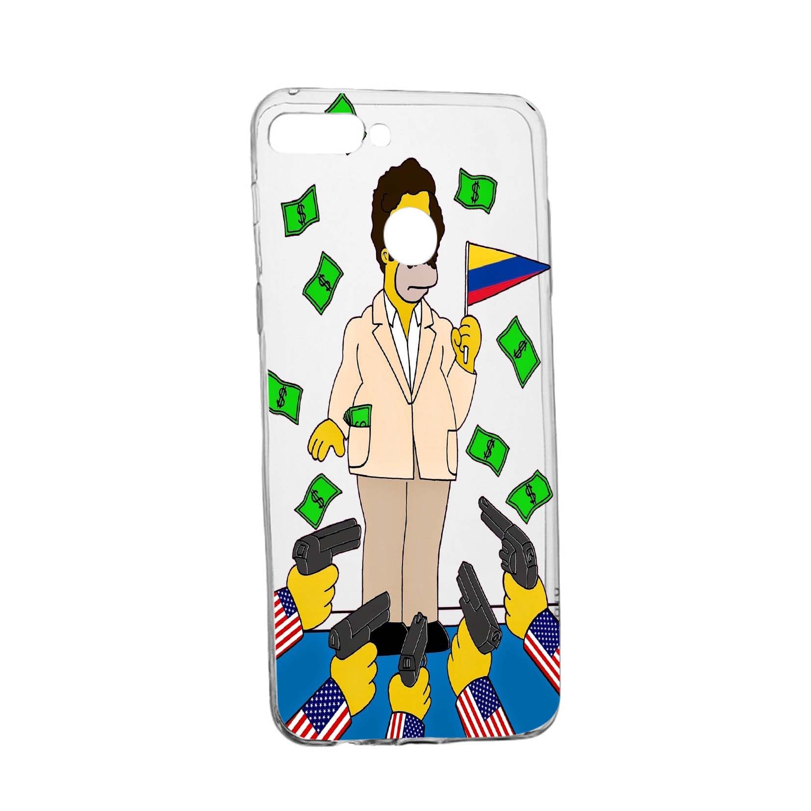 Husa de protectie Narcos Simpson, Movie pentru Xiaomi Redmi Note 7, rezistenta la uzura, anti-alunecare, din silicon Premium, 439