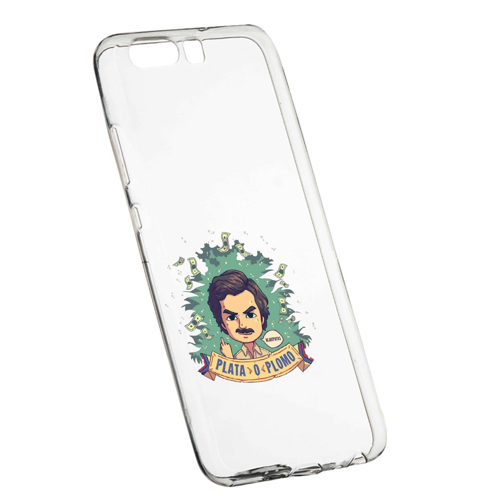 Husa de protectie Narcos Pablo Escobar, Movie pentru Huawei Y6 2018, rezistenta la uzura, anti-alunecare, din silicon Premium, 447
