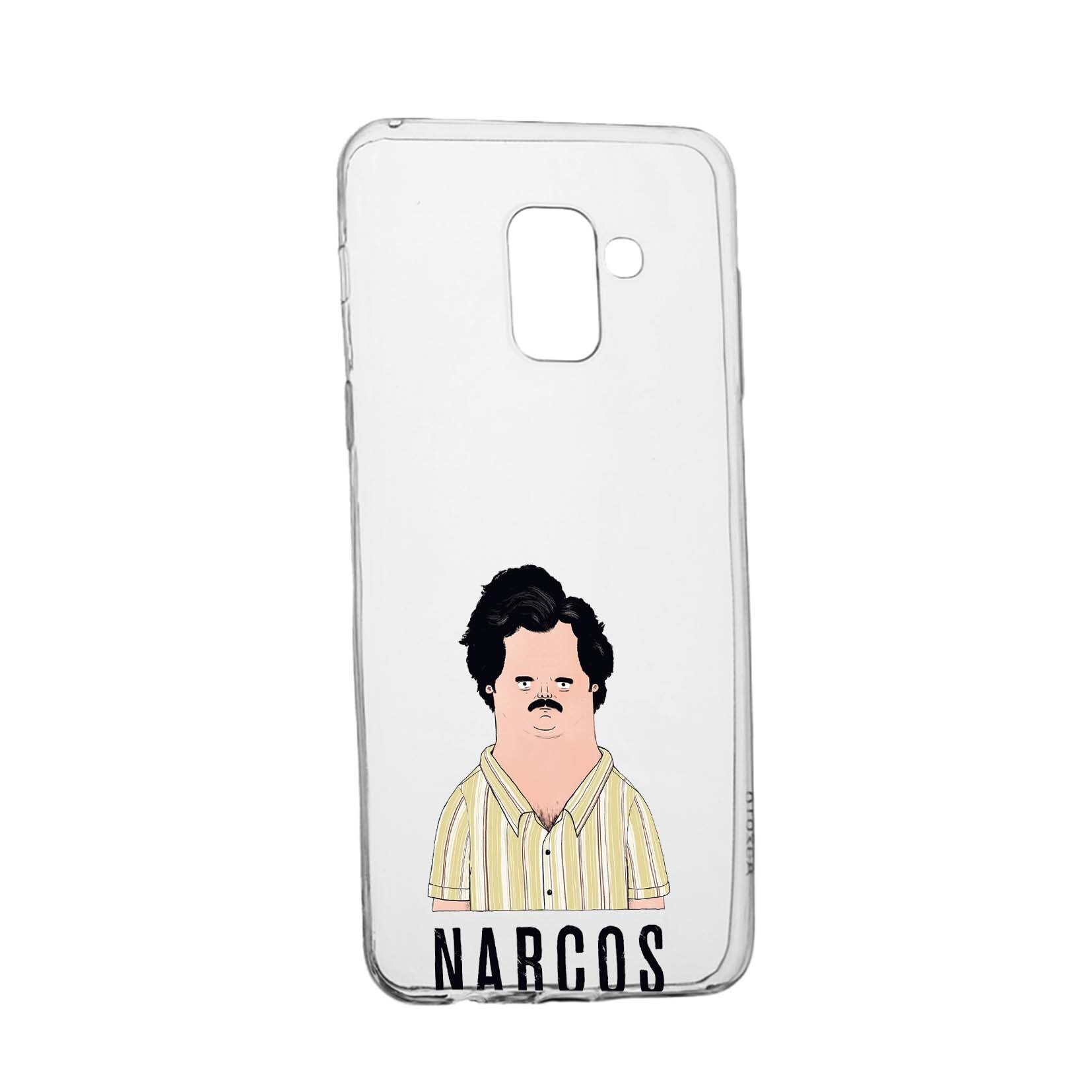 Husa de protectie Narcos Pablo Escobar, Movie pentru Samsung Galaxy A8 2018 / A5 2018, rezistenta la uzura, anti-alunecare, din silicon Premium, 436