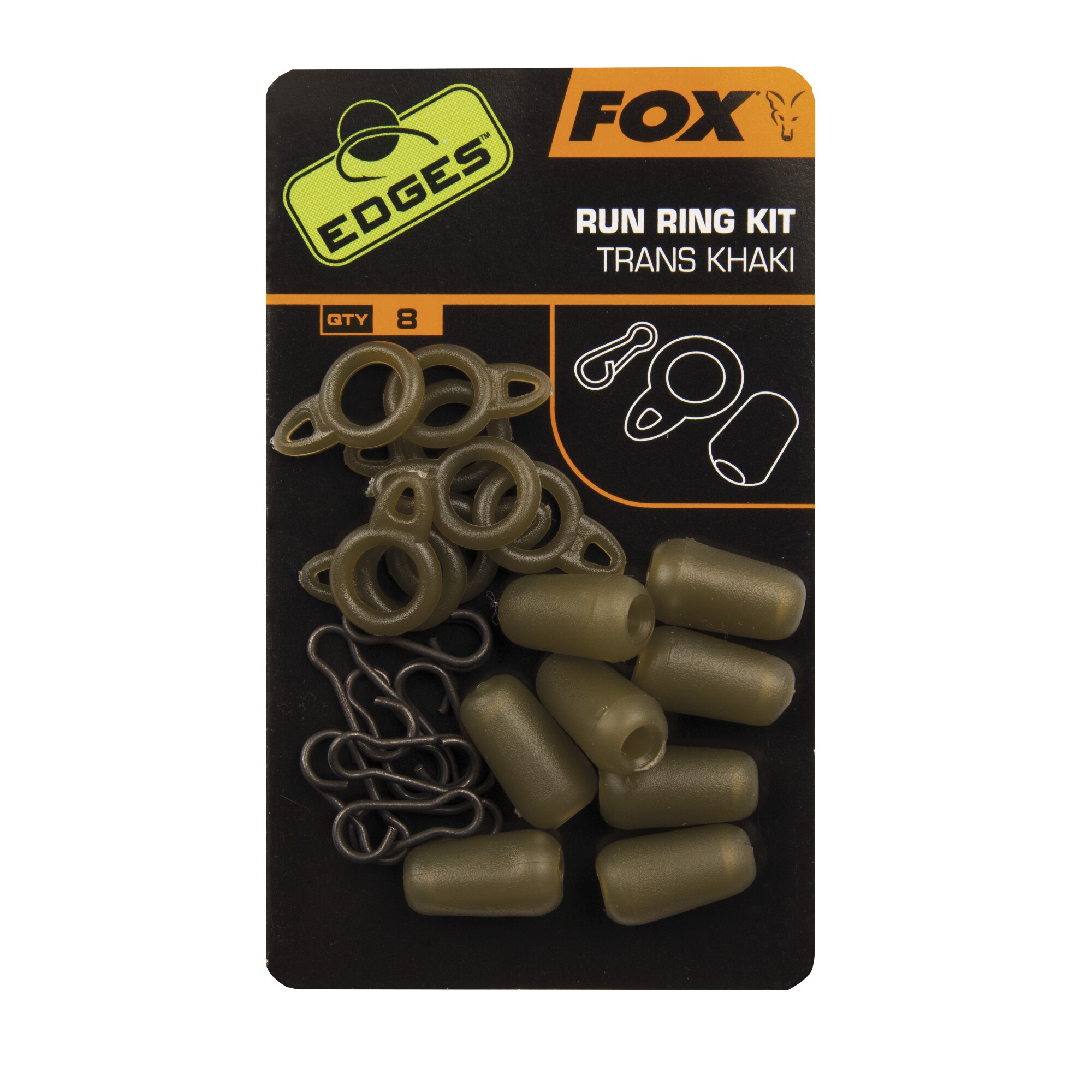 Set 8 accesori montura Standard Run Ring Kit - trans khaki