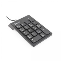 Tastatura numerica SBOX NK-106, USB 2.0, 18 Taste, Negru