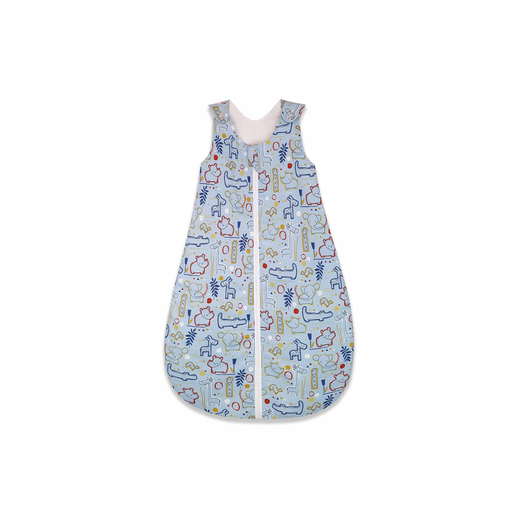 Sac de dormit, KidsDecor, vara 0.5 tog Circul Animalelor bleu 60 cm