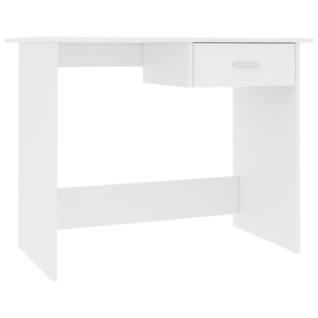 Birou vidaXL minimal, Alb, 100 x 50 x 76 cm, PAL Birou vidaXL minimal, Alb, 100 x 50 x 76 cm, PAL