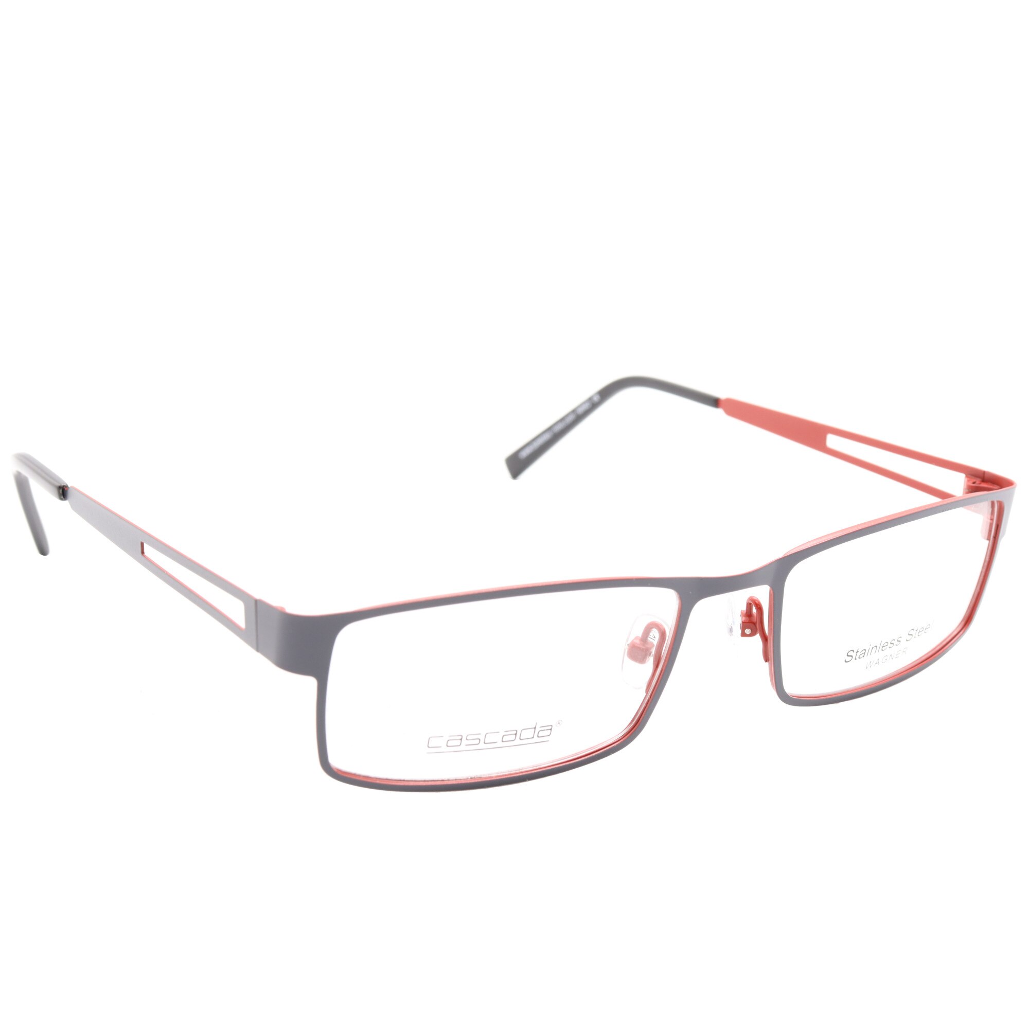 Rame ochelari de vedere, Cascada, Dama, N237, 54mm, Gri/Rosu
