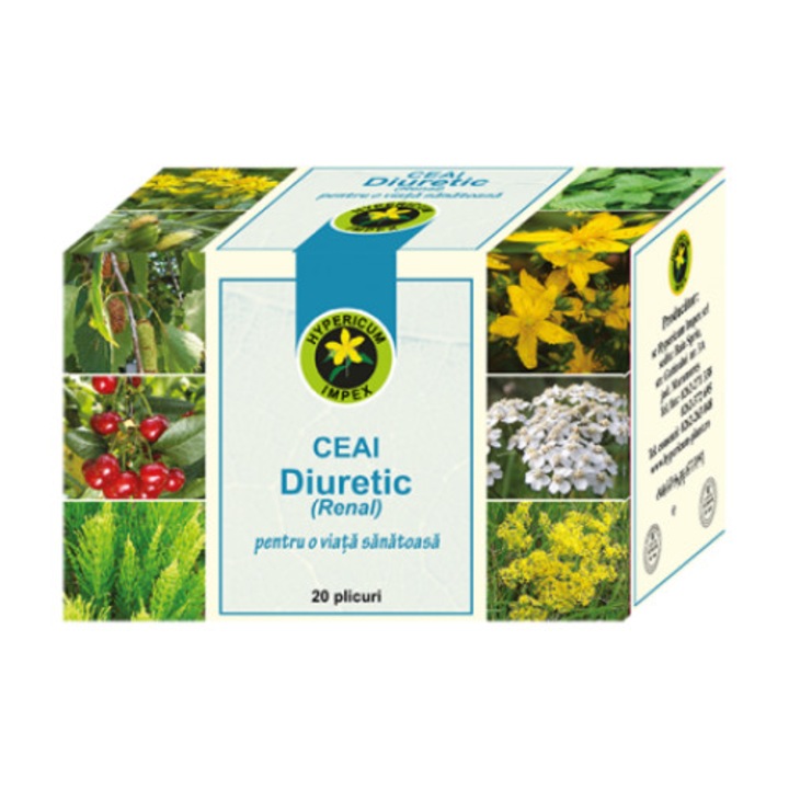 Ceai diuretic Hypericum impex 20 plicuri