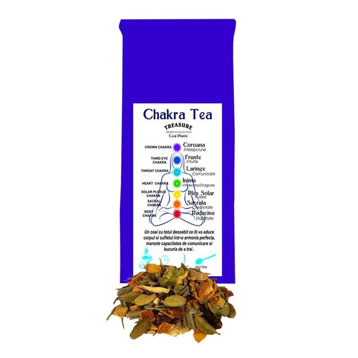 Ceai Plante Chakra Infuzie,50 grame, Treasure