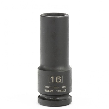 Cap hexagonal adanc cu impact , 16 mm, 1/2  Cap hexagonal adanc cu impact , 16 mm, 1/2