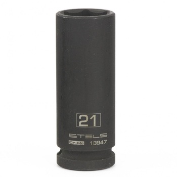 Cap hexagonal adanc cu impact , 21 mm, 1/2  Cap hexagonal adanc cu impact , 21 mm, 1/2