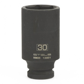 Cap hexagonal adanc cu impact , 30 mm, 1/2  Cap hexagonal adanc cu impact , 30 mm, 1/2