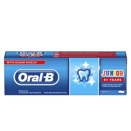 Pasta de dinti pentru copii, Oral B Junior 6+ ani, 75 ml