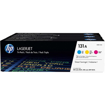 Pachet cartuse toner HP U0SL1AM (131A) cyan magenta galben 1800 pagini Pachet cartuse toner HP U0SL1AM (131A) cyan magenta galben 1800 pagini