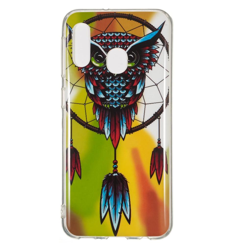 Husa Samsung Galaxy A20e Model Owl Dreamcatcher, Fosforescent, Antisoc, Viceversa Multicolor