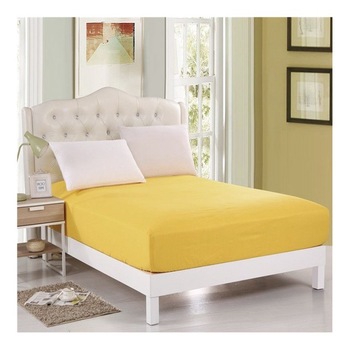 Husa de pat cu elastic Ralex Pucioasa pentru 2 persoane, Galben , 180x200 cm Husa de pat cu elastic Ralex Pucioasa pentru 2 persoane, Galben , 180x200 cm
