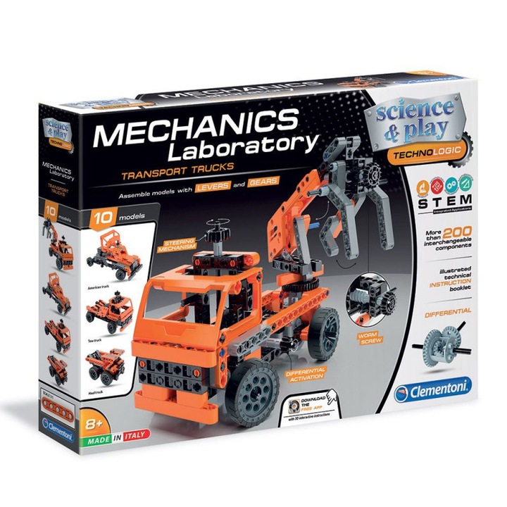Конструктор Камион над 200 части, Clementoni + 8 години