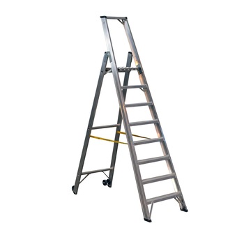 Scara dubla cu 1*8 trepte Alverosal , Aluminiu Scara dubla cu 1*8 trepte Alverosal , Aluminiu