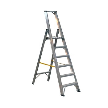 Scara dubla cu trepte pe o parte 9306 Alverosal Aluminiu Scara dubla cu trepte pe o parte 9306 Alverosal Aluminiu