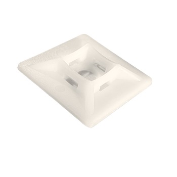 Set 100 buc Suporti din Plastic- Cleme Adezive pentru Montarea Traseelor de Cablu pentru Boxe sau pentru Televizoare cu Coliere de Plastic (Soricei), 19x19 mm, Culoare Alb Set 100 buc Suporti din Plastic- Cleme Adezive pentru Montarea Traseelor de Cablu pentru Boxe sau pentru Televizoare cu Coliere de Plastic (Soricei), 19x19 mm, Culoare Alb