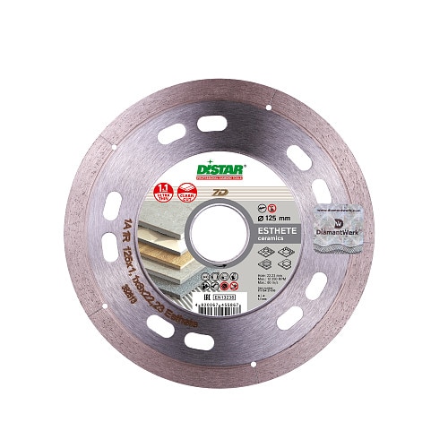 Disc diamantat, Distar, Esthete, 115 mm pentru placi ceramice