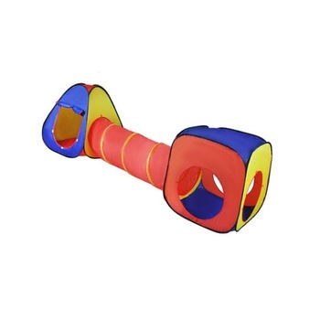 Loc de joaca 3 in 1 pentru copii, MT MALATEC, cort, tunel, interior/exterior, husa, multicolor Loc de joaca 3 in 1 pentru copii, MT MALATEC, cort, tunel, interior/exterior, husa, multicolor