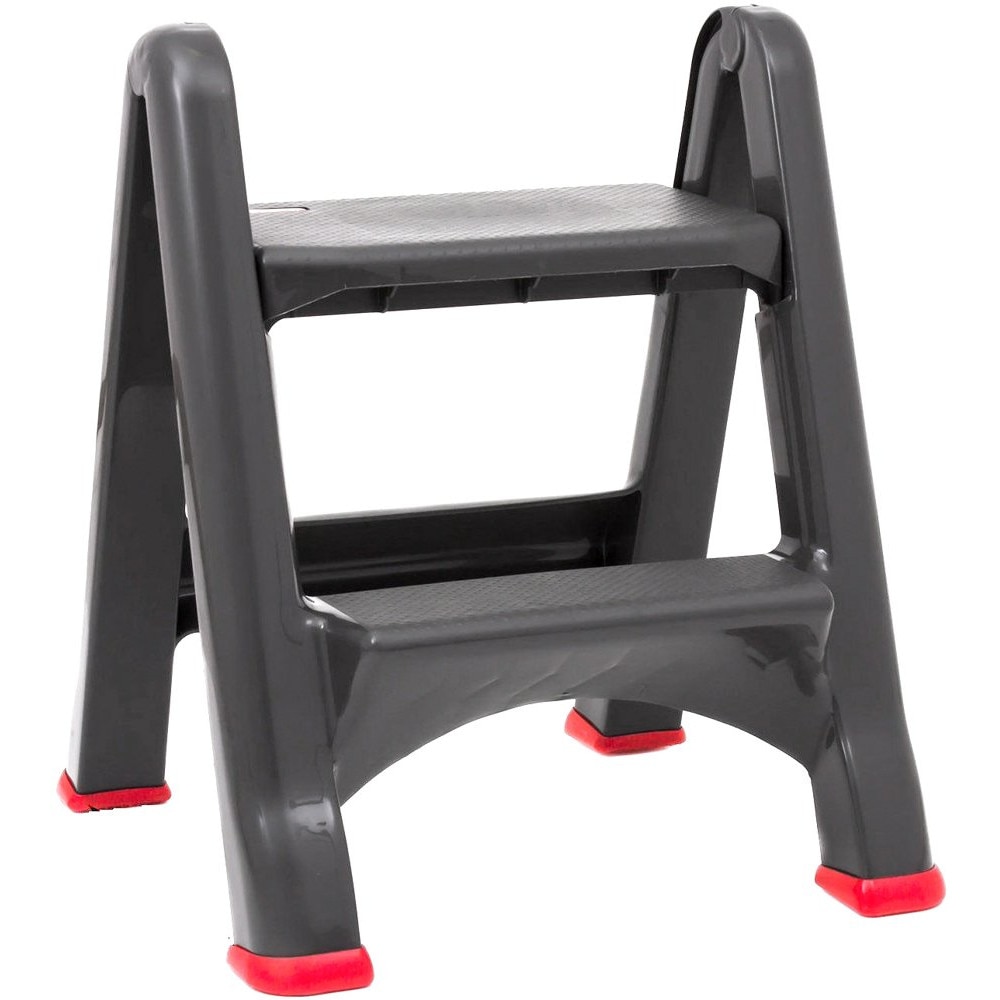 Scara dubla 2x2 trepte, plastic, 58x49x51 cm, scaun, sarcina maxima 150kg