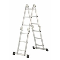 scara articulata multifunctionala din aluminiu 4x3 trepte platforma de lucru pliabil imagen 42_0_
0