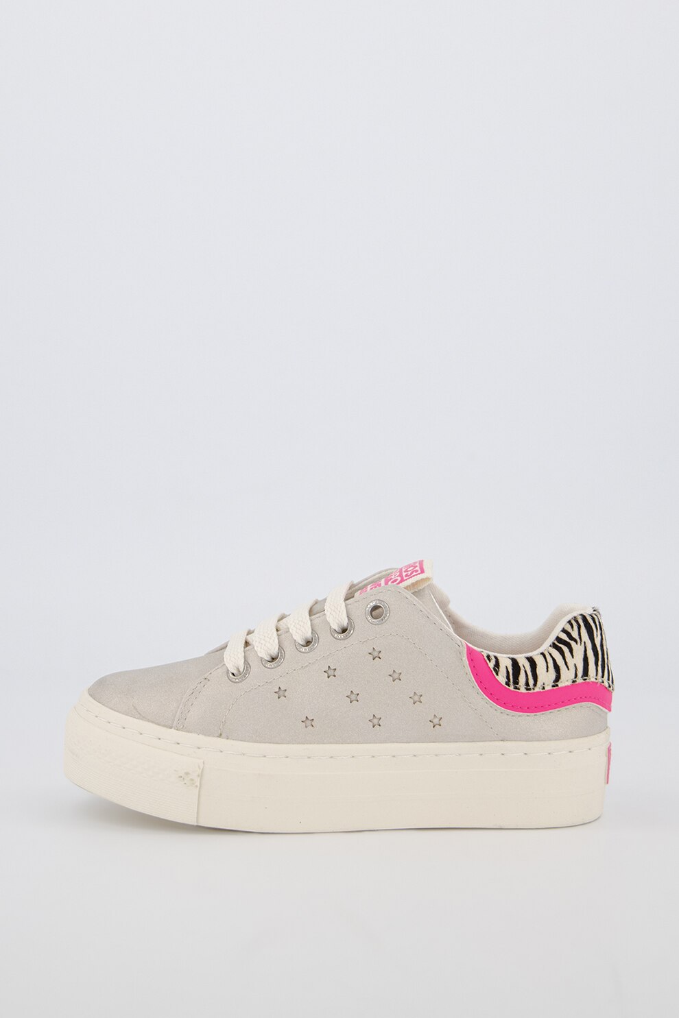 Gioseppo, Pantofi sport flatform cu aspect stralucitor Bathinda