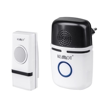 Sonerie Fara Fir / Wireless, Distanta 100 metri, 48 Melodii, Alimentare Priza, 4 nivele sunet, Rezistent la apa IP44, Alb/Negru Sonerie Fara Fir / Wireless, Distanta 100 metri, 48 Melodii, Alimentare Priza, 4 nivele sunet, Rezistent la apa IP44, Alb/Negru