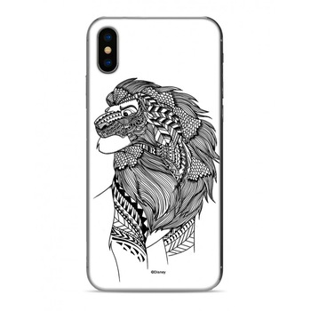 Husa Capac TPU / Glass, SIMBA & FRIENDS 006, Apple iPhone XS cu Licenta, Blister Husa Capac TPU / Glass, SIMBA & FRIENDS 006, Apple iPhone XS cu Licenta, Blister