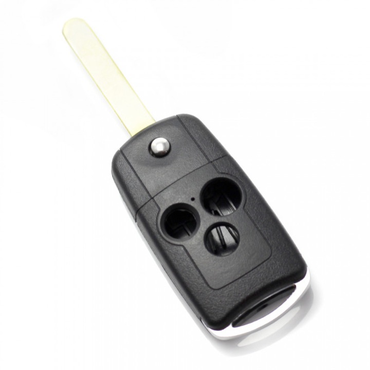 Carcasa cheie tip briceag, 3 butoane, Honda, negru