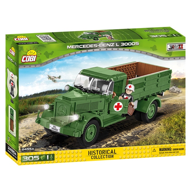 Set De Constructie Cobi, Small Army, Mercedes Benz L3000 - 305 piese