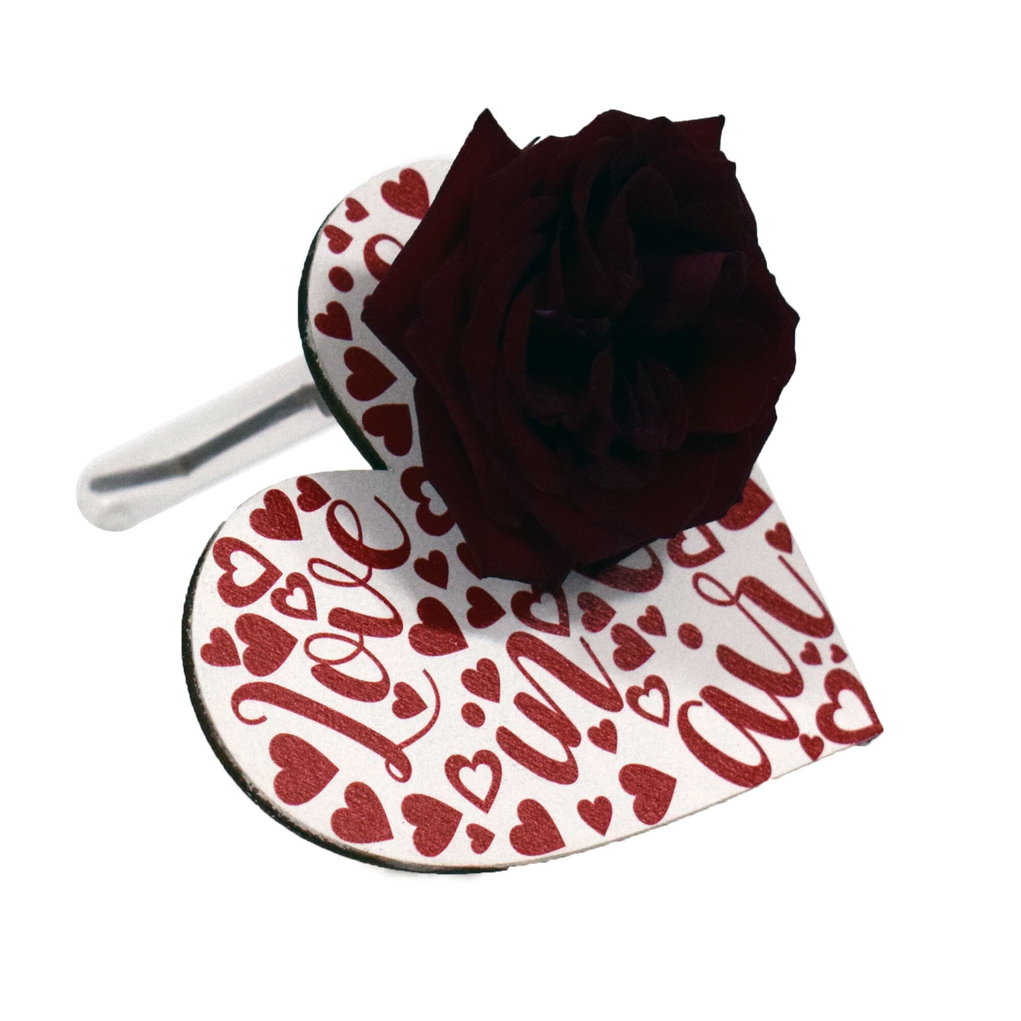 Aranjament Trandafir Rosu De Ziua Indragostitilor