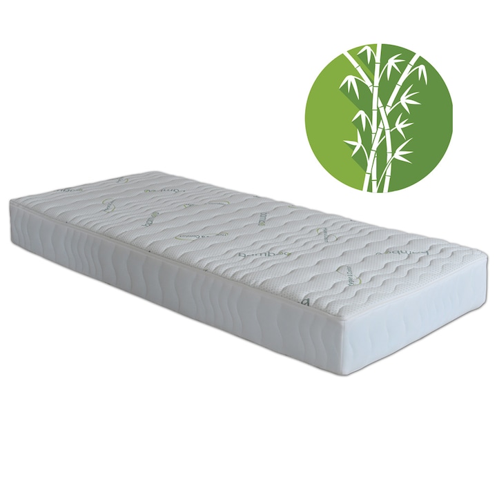 Sleepconcept Bamboo 3D, ortopéd hideghab matrac, levehető antibakteriális huzattal, 90x200 cm
