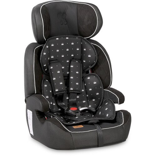 Scaun auto Lorelli Navigator 9-36 Kg, Colectia 2020, Black Crowns
