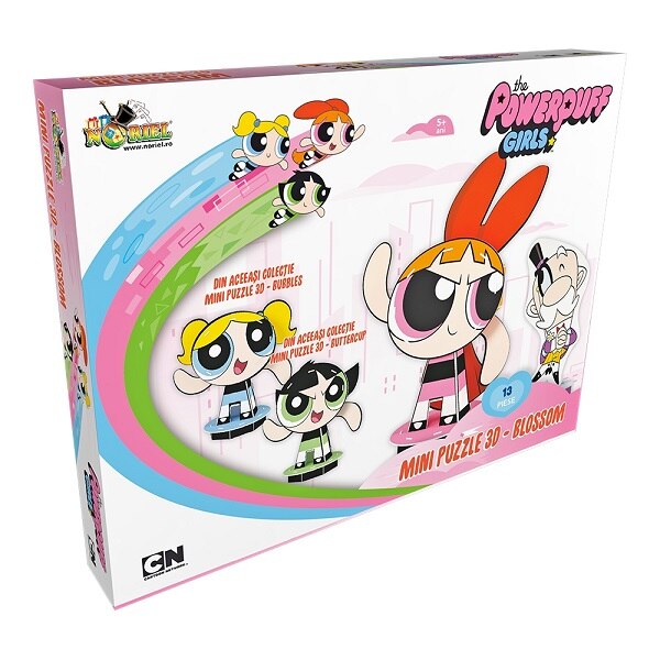 Mini Puzzle 3D Powerpuff Girls - Blossom