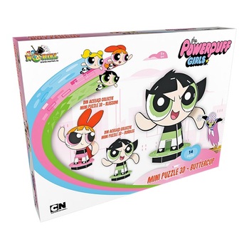 Mini Puzzle 3D Powerpuff Girls - Buttercup Mini Puzzle 3D Powerpuff Girls - Buttercup