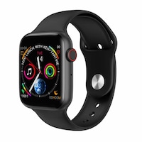 ceas smartwatch likesmartfit win full touch 154quot ips hd display apelare bluetooth ekg notificari monitorizare ritm cardiac pedometru control camera black imagen 8_0_
0