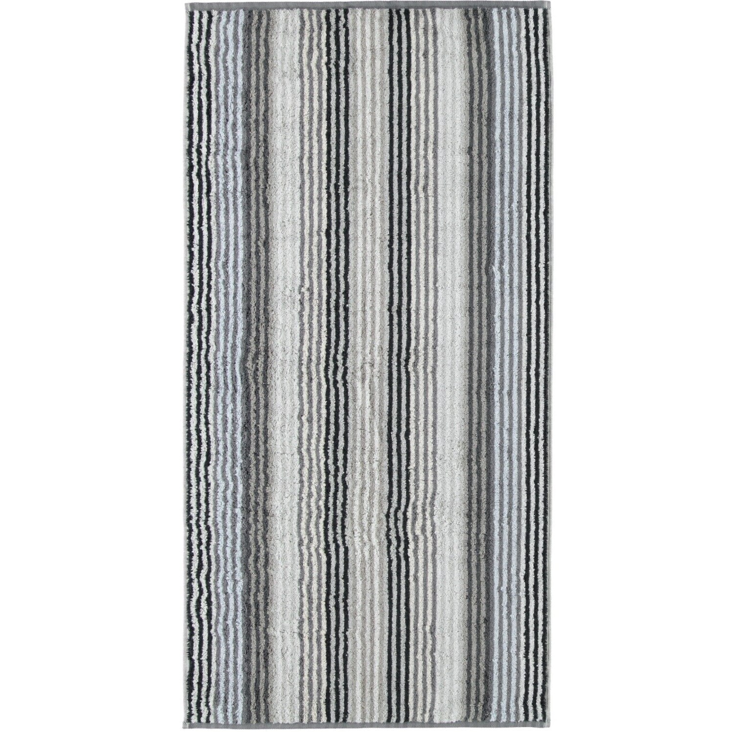 Prosop baie Cawo Unique Stripes 50x100 cm antracit
