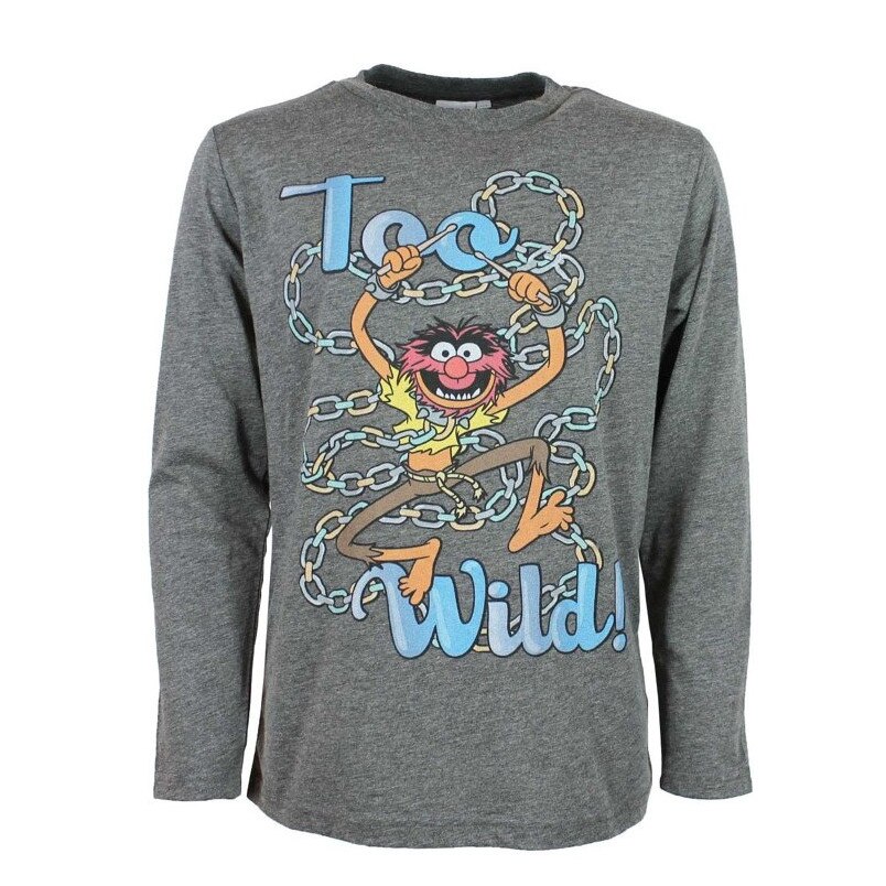 Bluza cu maneca lunga, Disney Muppets, Gri