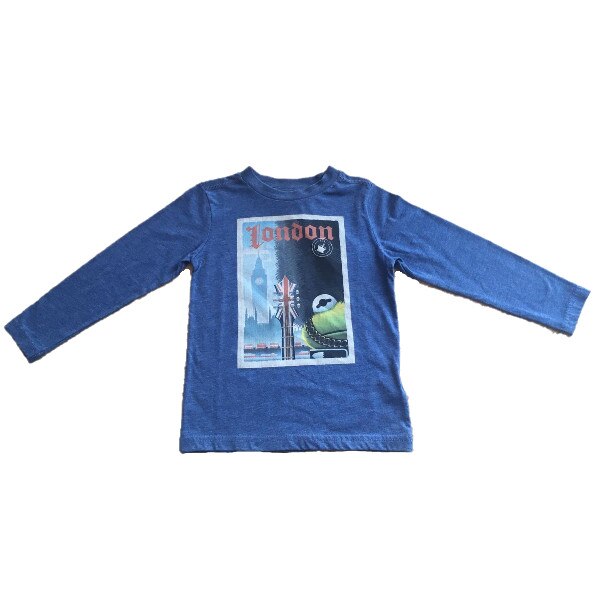 Bluza cu maneca lunga, Disney, London, Albastru