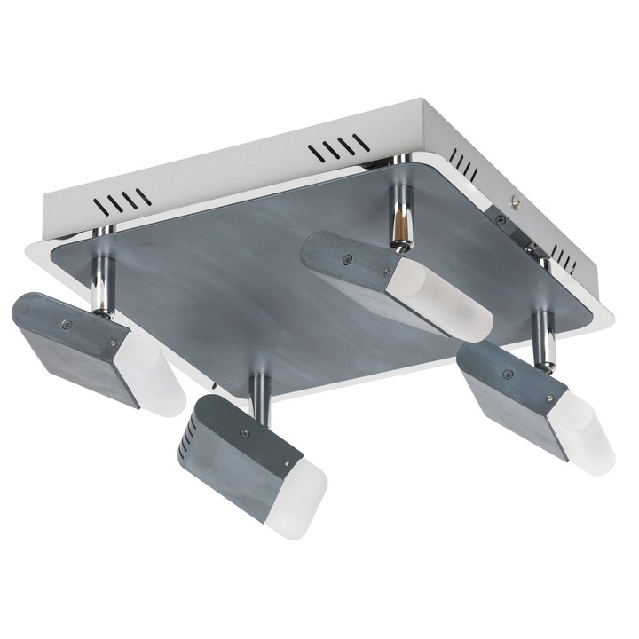Спот Rabalux Marcus ,4x5W LED , Сив/Хром